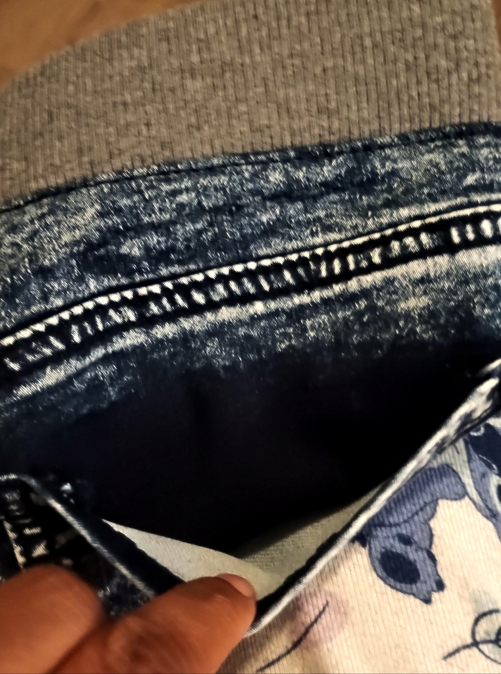 No Boundaries Girl Mid Rise Acid Wash Skinny Jegging Blue Stretch Size M ( 7-9) - Picture 4 of 12